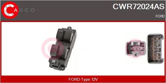 Schalter Fensterheber Casco CWR72024AS