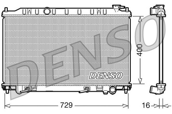 Kühler, Motorkühlung DENSO DRM46033