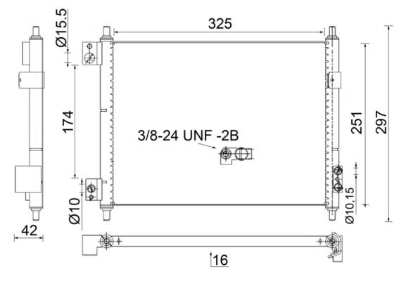 Kondensator, Klimaanlage MAHLE AC856000S