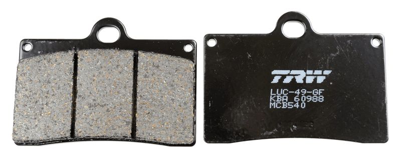 Bremsbelagsatz, Scheibenbremse TRW MCB540