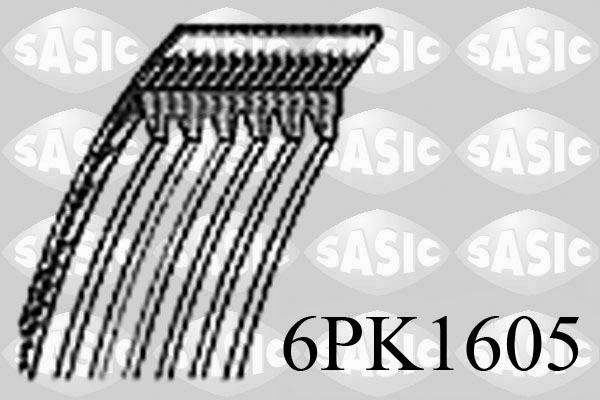 Keilrippenriemen SASIC 6PK1605