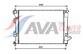 Kühler, Motorkühlung AVA QUALITY COOLING HYA2335