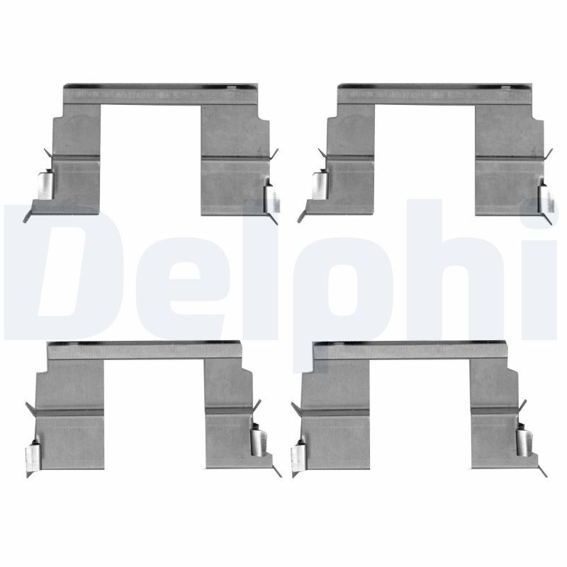 Zubehörsatz, Scheibenbremsbelag DELPHI LX0516