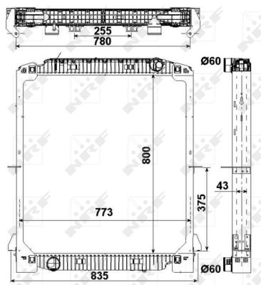Kühler, Motorkühlung NRF 549567