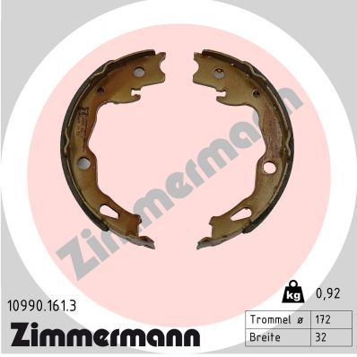 Bremsbackensatz ZIMMERMANN 10990.161.3