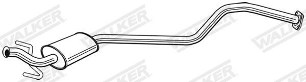 Mittelschalldämpfer WALKER 24093