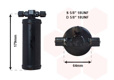 Trockner, Klimaanlage VAN WEZEL 7400D028