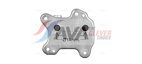 Ölkühler, Motoröl AVA QUALITY COOLING OL3715
