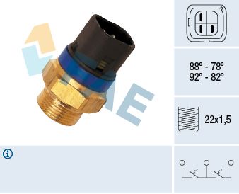 Temperaturschalter, Kühlerlüfter FAE 38110