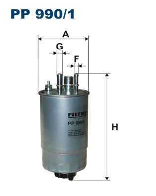 Kraftstofffilter FILTRON PP 990/1
