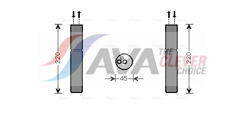 Trockner, Klimaanlage AVA QUALITY COOLING MTD233