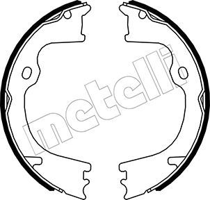 Bremsbackensatz, Feststellbremse METELLI 53-0568