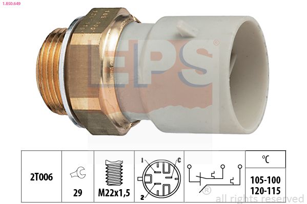 Temperaturschalter, Kühlerlüfter EPS 1.850.649