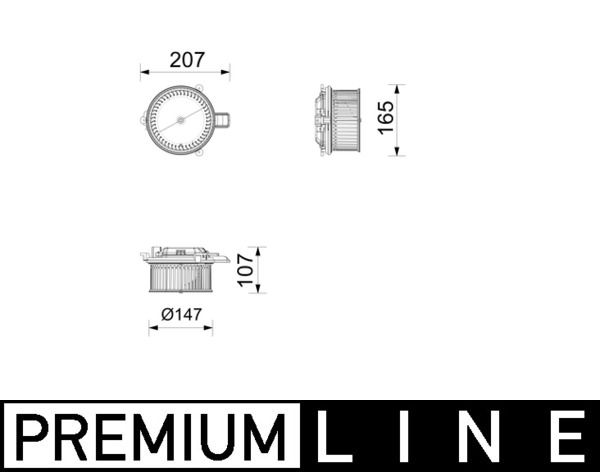 Innenraumgebläse MAHLE AB436000P