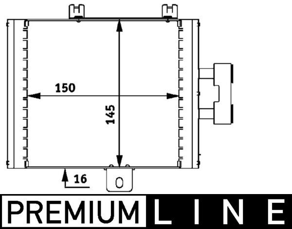 Ölkühler, Motoröl MAHLE CLC47000P