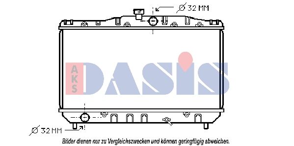 Kühler, Motorkühlung AKS DASIS 210054N
