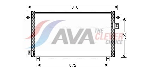 Kondensator, Klimaanlage AVA QUALITY COOLING DN5330