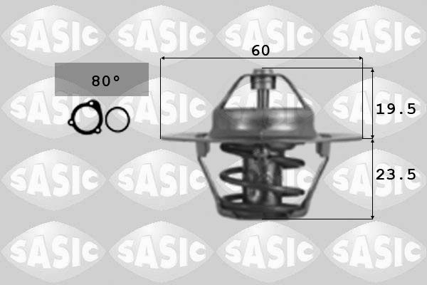 Thermostat, Kühlmittel SASIC 3306058