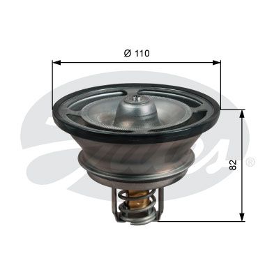 Thermostat, Kühlmittel GATES TH51482G1