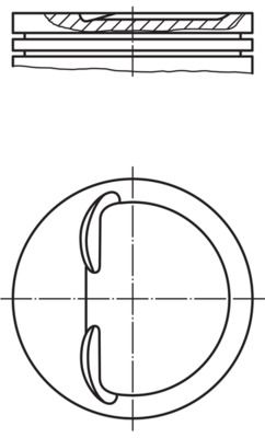 Kolben MAHLE 008 76 00