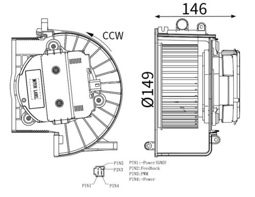 Innenraumgebläse MAHLE AB440000S