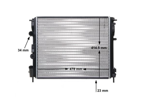 Kühler, Motorkühlung MAHLE CR35000S