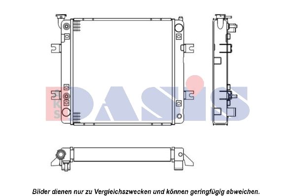 Kühler, Motorkühlung AKS DASIS 430023N