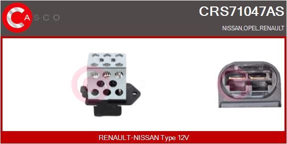 Vorwiderstand Elektromotor-Kühlerlüfter Casco CRS71047AS