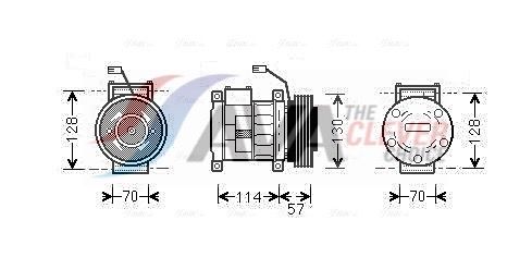Kompressor, Klimaanlage AVA QUALITY COOLING JEAK034