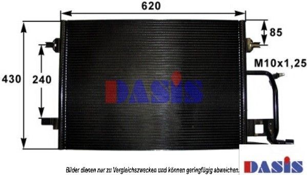 Kondensator, Klimaanlage AKS DASIS 482260N