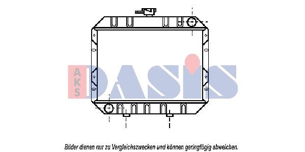 Kühler, Motorkühlung AKS DASIS 090049N