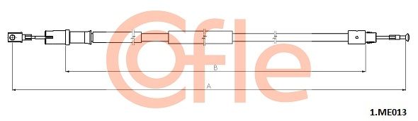 Seilzug Feststellbremse COFLE 92.1.ME013
