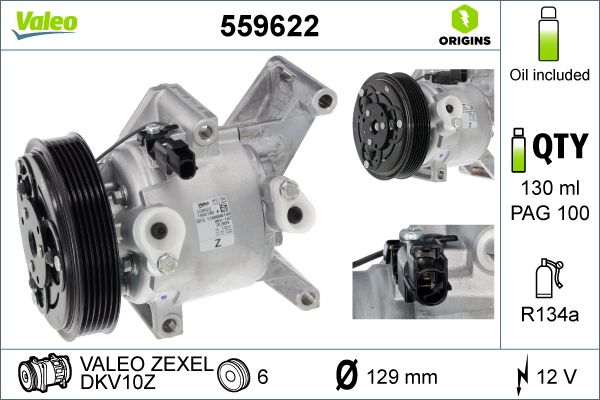 Kompressor, Klimaanlage VALEO 559622