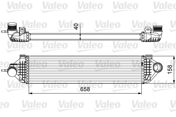 Ladeluftkühler VALEO 818600