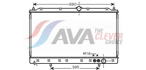Kühler, Motorkühlung AVA QUALITY COOLING MT2084