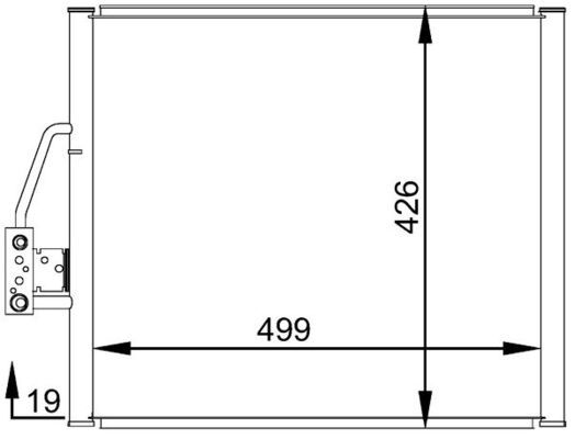 Kondensator, Klimaanlage MAHLE AC277000S