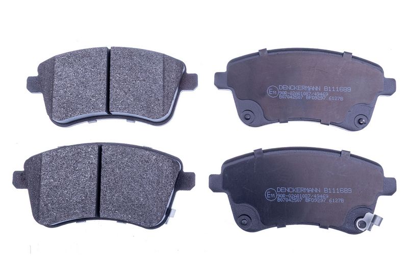 Bremsbelagsatz Bremsbeläge Denckermann B111689