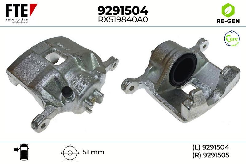 Bremssattel FTE 9291504