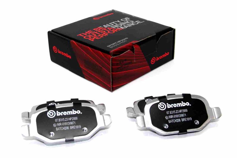 Hochleistungs-Bremsbelagsatz BREMBO 07.B315.23