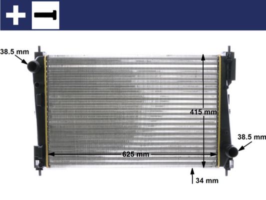 Kühler, Motorkühlung MAHLE CR1111000S