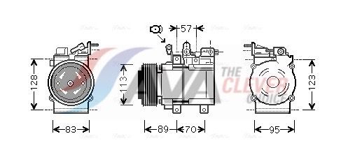Kompressor, Klimaanlage AVA QUALITY COOLING KAK137