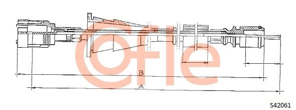 Tachowelle COFLE s24061