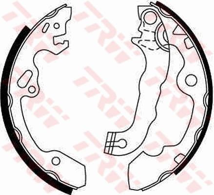 Bremsbackensatz TRW GS8636