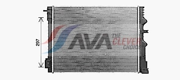 Kühler, Motorkühlung AVA QUALITY COOLING RT2667