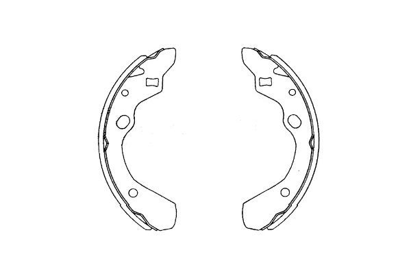 Bremsbackensatz KAVO PARTS KBS-5411
