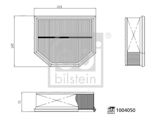 Luftfilter FEBI BILSTEIN 1004050