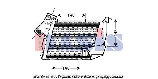 Ladeluftkühler AKS DASIS 487012N