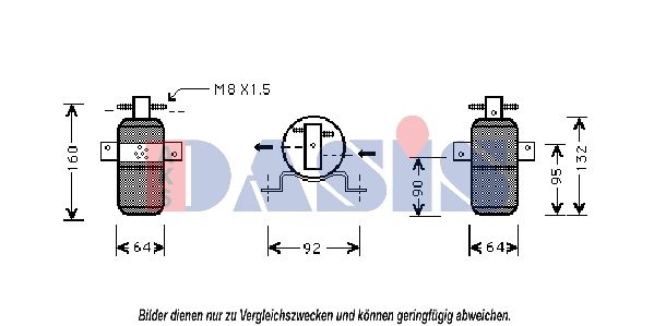 Trockner, Klimaanlage AKS DASIS 800264N