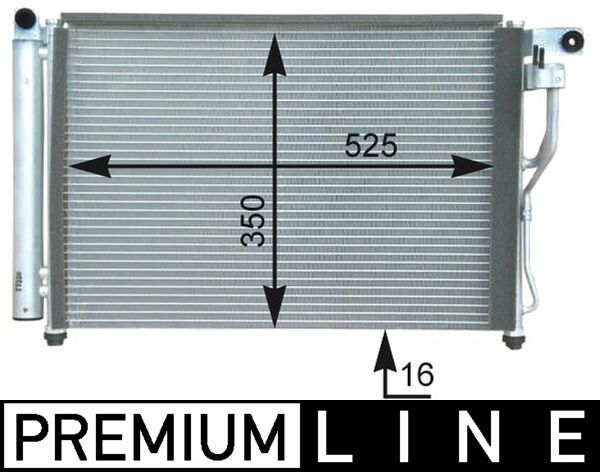 Kondensator, Klimaanlage MAHLE AC439000P