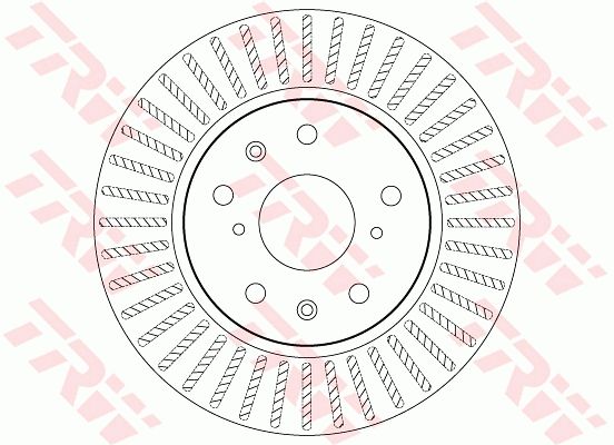 Bremsscheibe TRW DF7398
